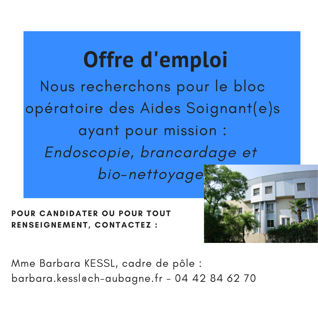 Offres D'emploi | Centre Hospitalier D'Aubagne